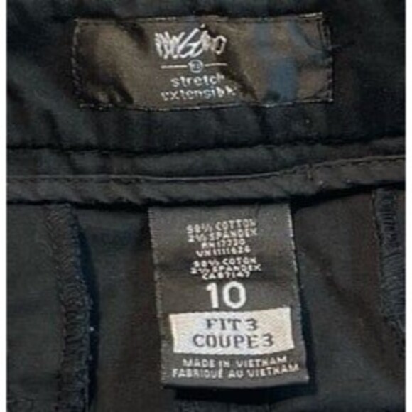 Mossimo Stretch Extensible Cuffed Shorts Black Size 10 - Picture 3 of 8